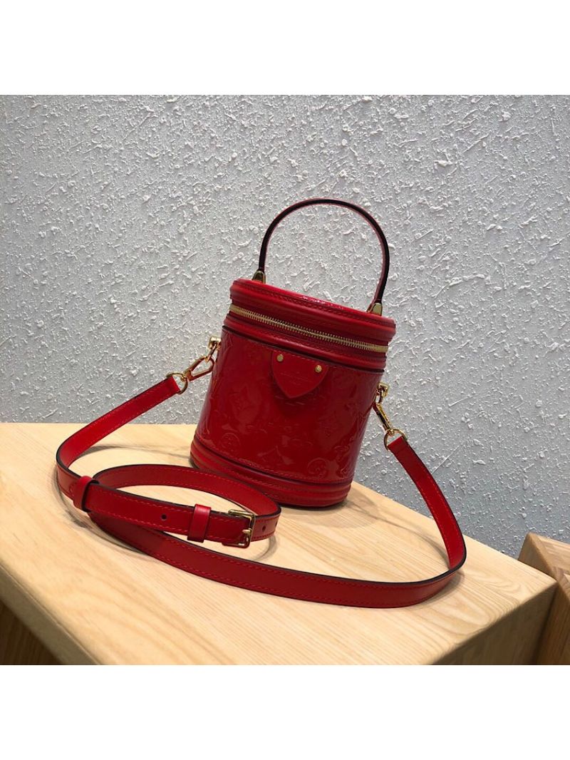 Louis Vuitton LV Cannes in Monogram Vernis Leather M53998 Red