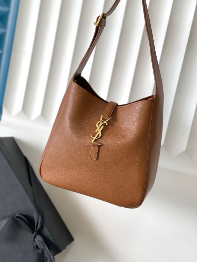 YSL Saint Laurent Le 5 À 7 Supple Small In Grained Leather 713938 Caramel