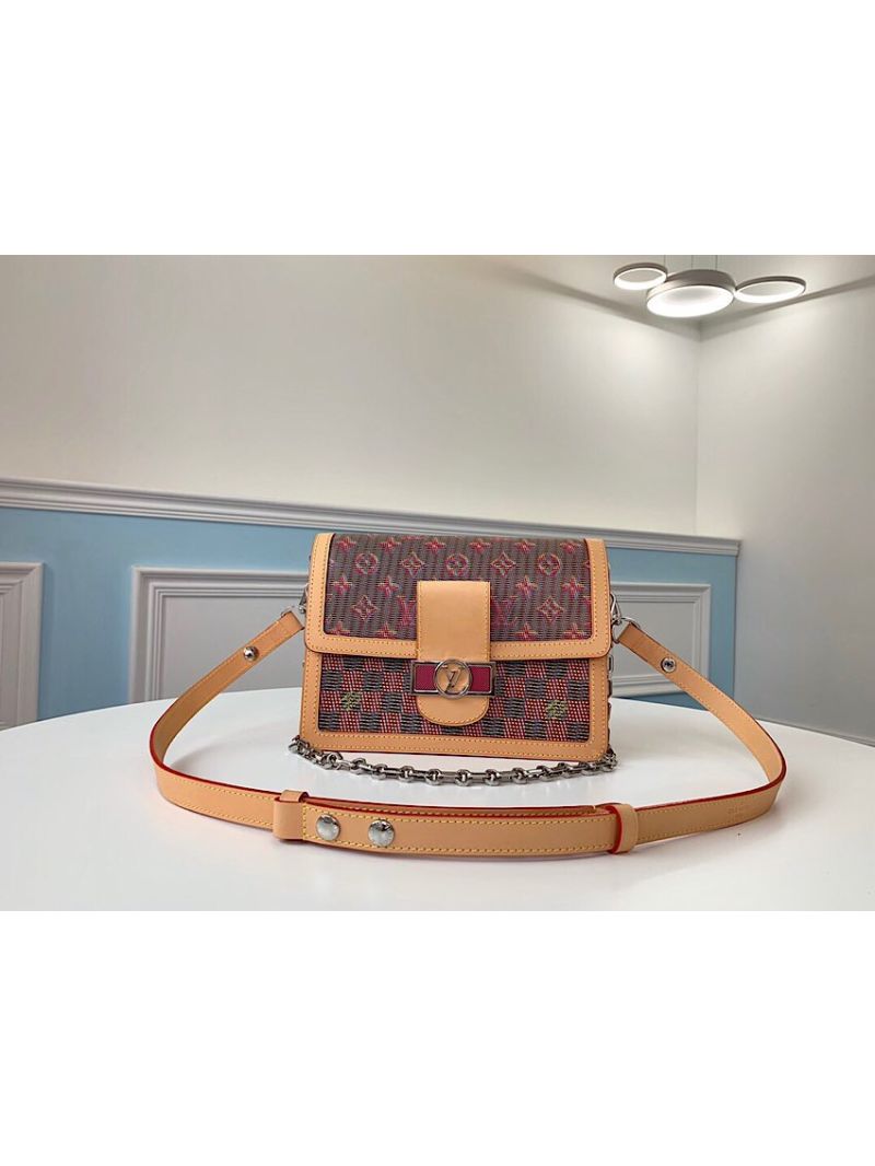 Louis Vuitton LV Dauphine MM with Pink Monogram Pop Print M55452