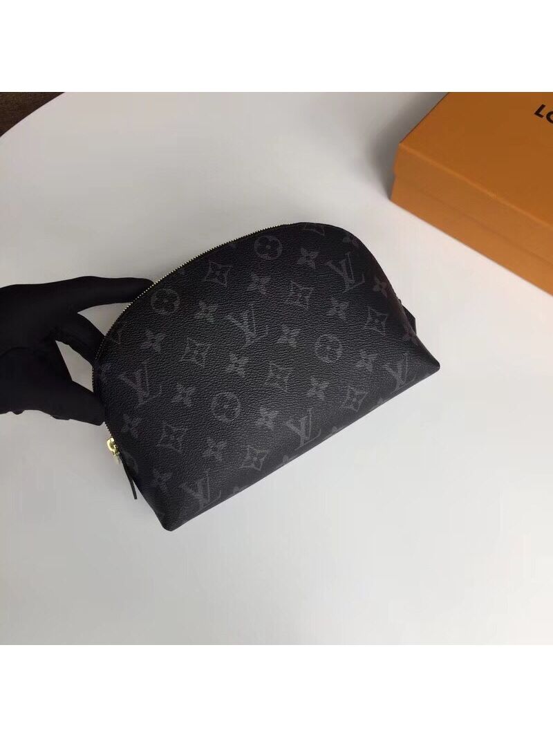 Louis Vuitton LV Cosmetic Pouch GM M47353 Monogram Eclipse