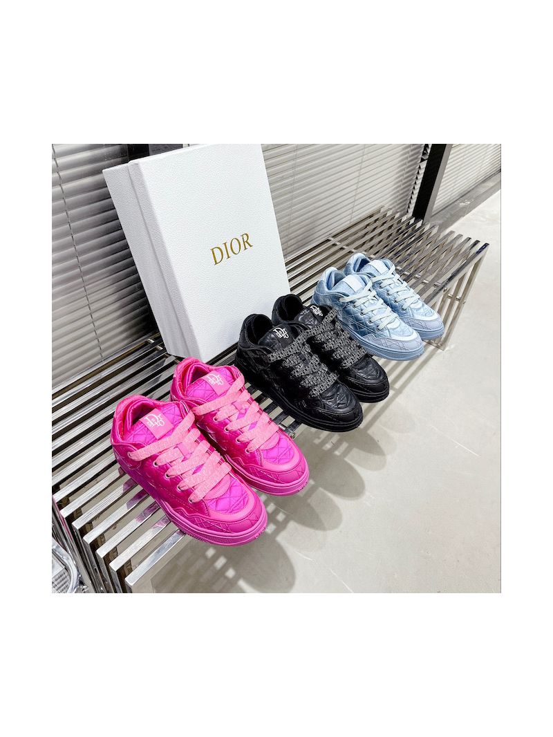 Dior x ERL 2023 Cannage Sneakers Men Female