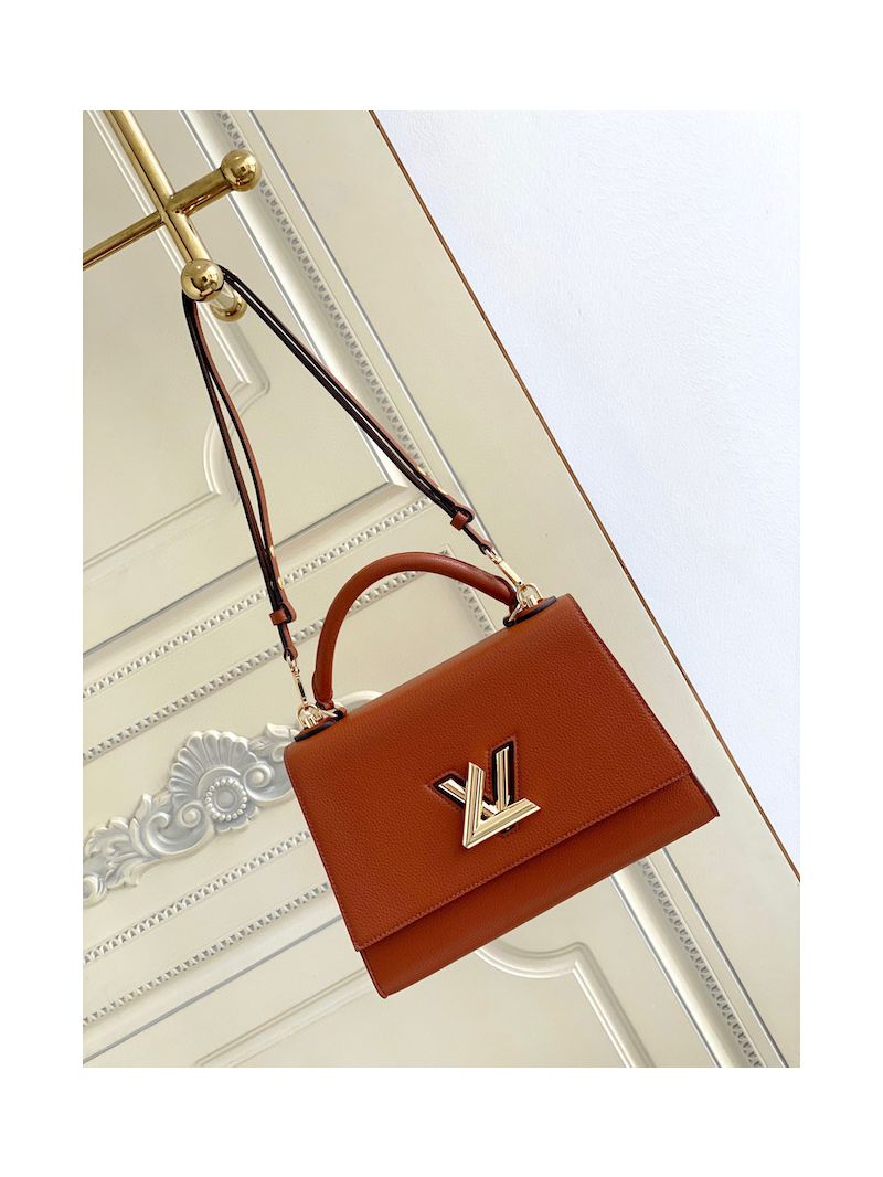 Louis Vuitton LV Twist One Handle MM M57090 Caramel