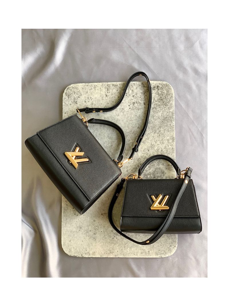 Louis Vuitton LV Twist One Handle MM M57090 Black