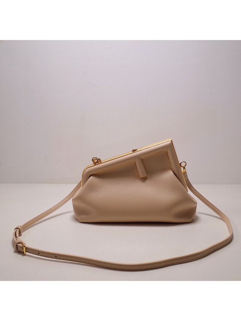 Fendi First Small Pink Leather Bag 8BP129