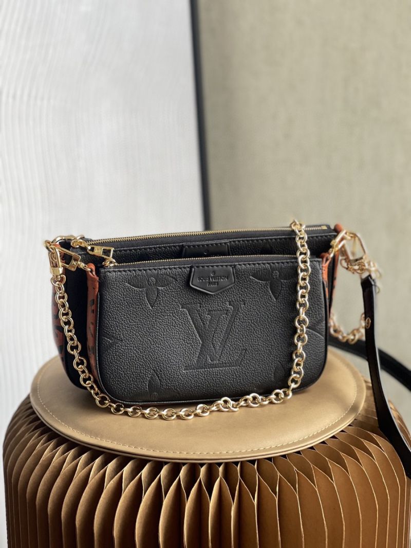 Louis Vuitton LV Multi Pochette Accessoires M45839 Black