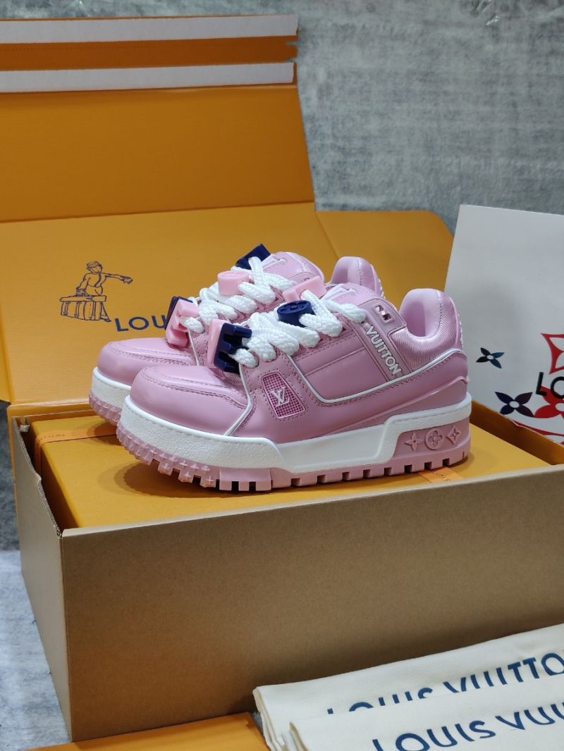 Louis Vuitton LV Trainer Maxi Sneaker 1AD6C9 LOVE Pink