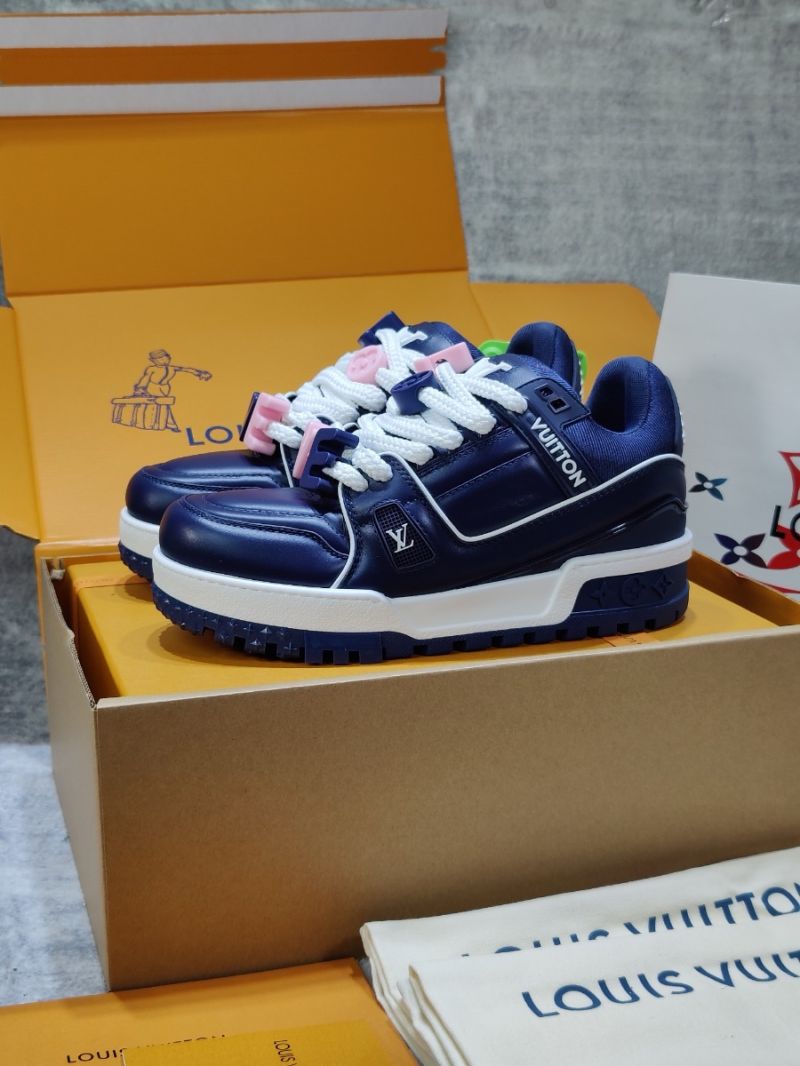 Louis Vuitton LV Trainer Maxi Sneaker 1AD6C9 LOVE Blue