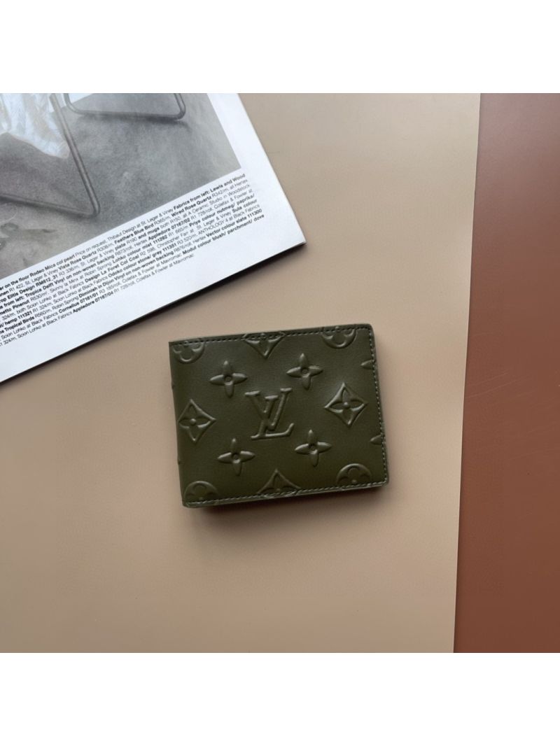 Louis Vuitton LV Slender Wallet M80520 in Debossed Monogram Seal leather 