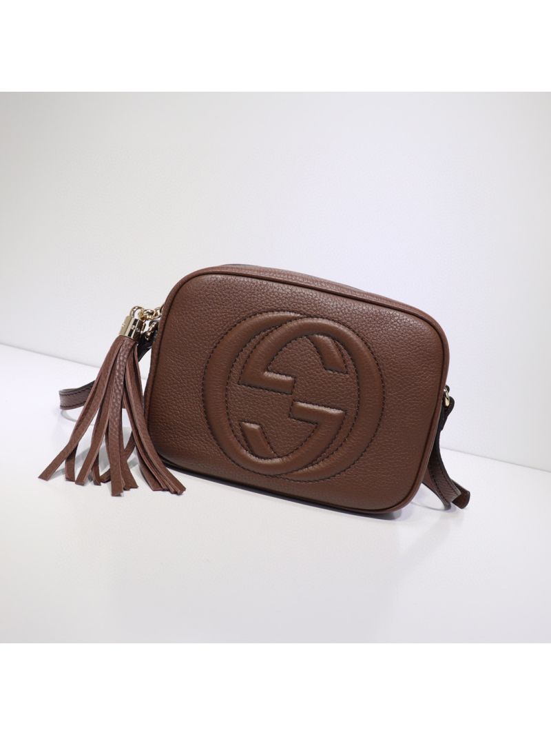 Gucci Soho Leather Disco Bag 308364 Coffee