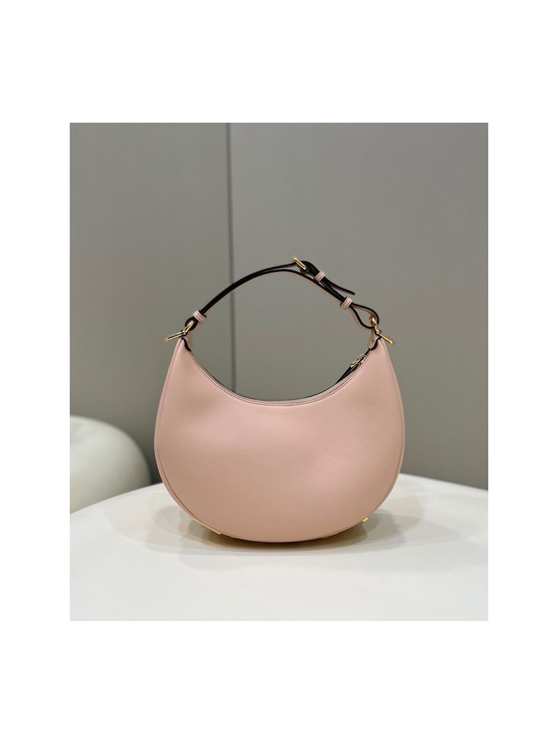 Fendi Fendigraphy Small Pink Leather Bag 8BR798A