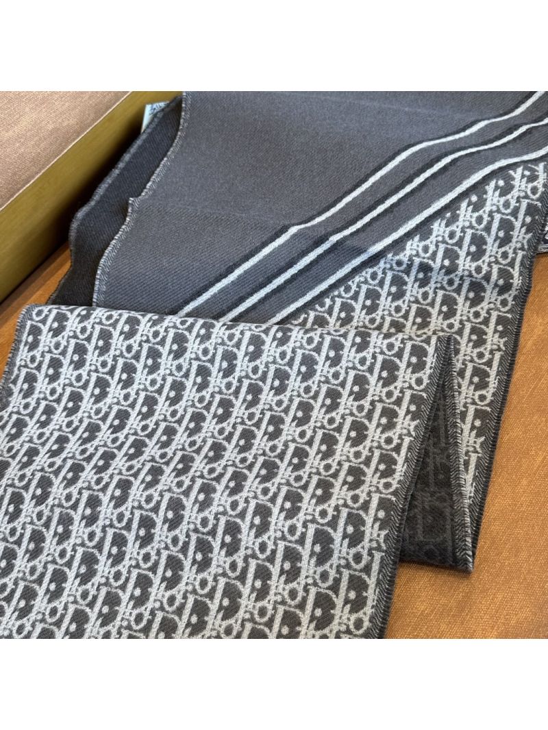 Dior Oblique Scarf Wool jacquard 18E0005