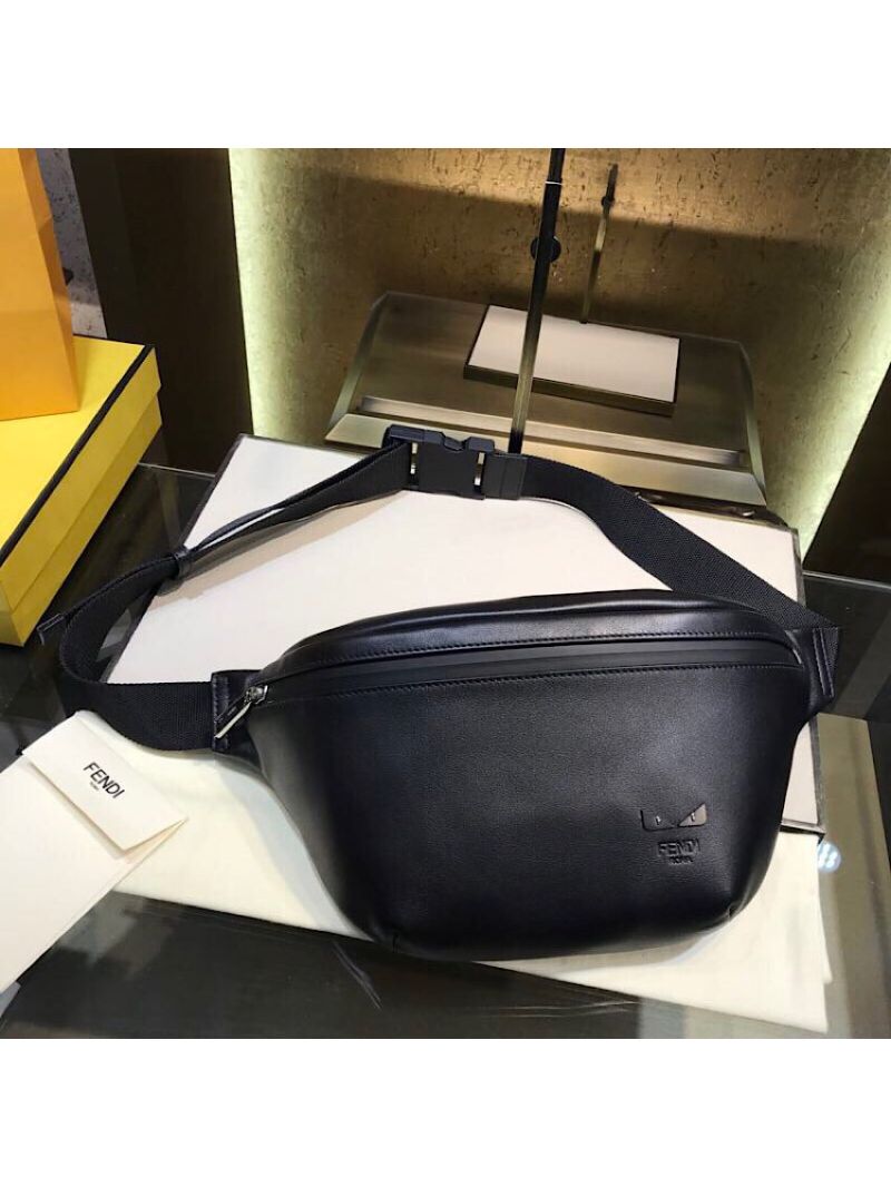 Fendi Leather Belt Bag 7VA434 Black