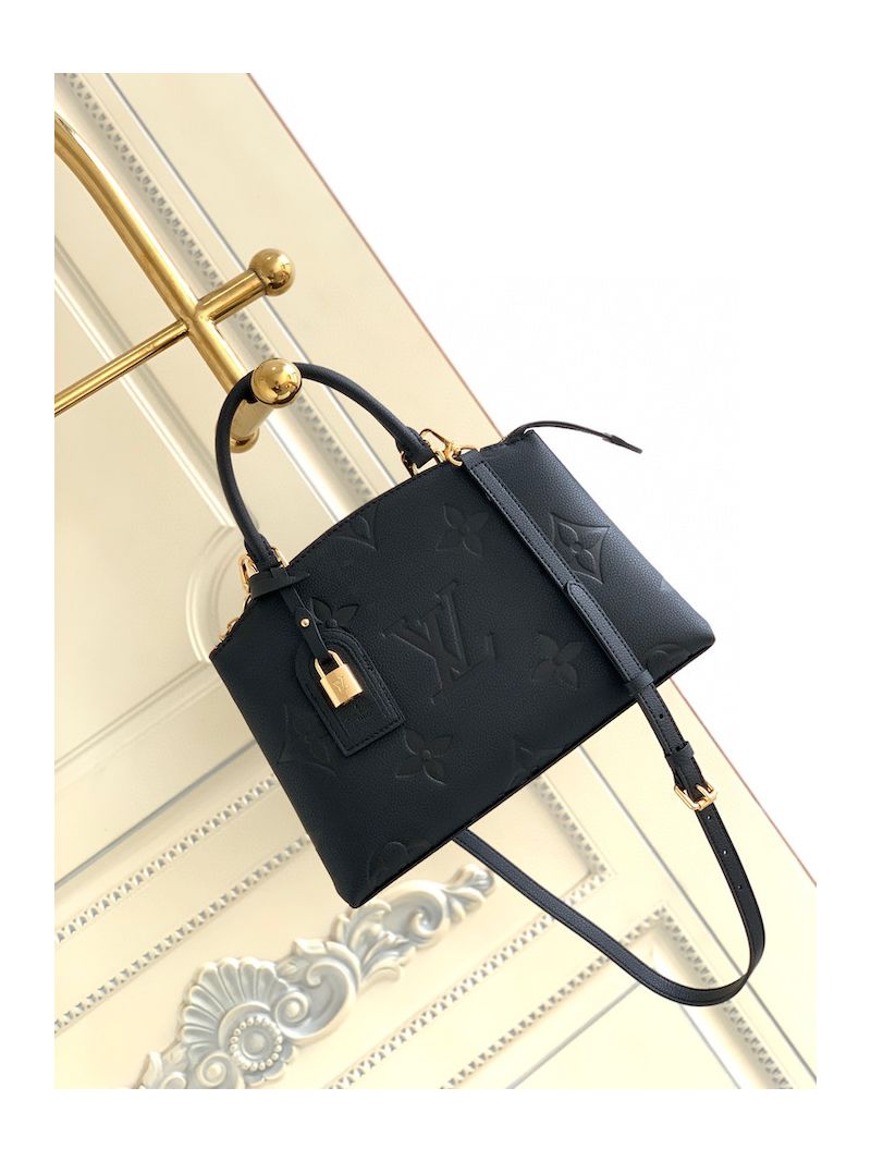 Louis Vuitton LV Petit Palais in Monogram Empreinte Leather M58916 Black