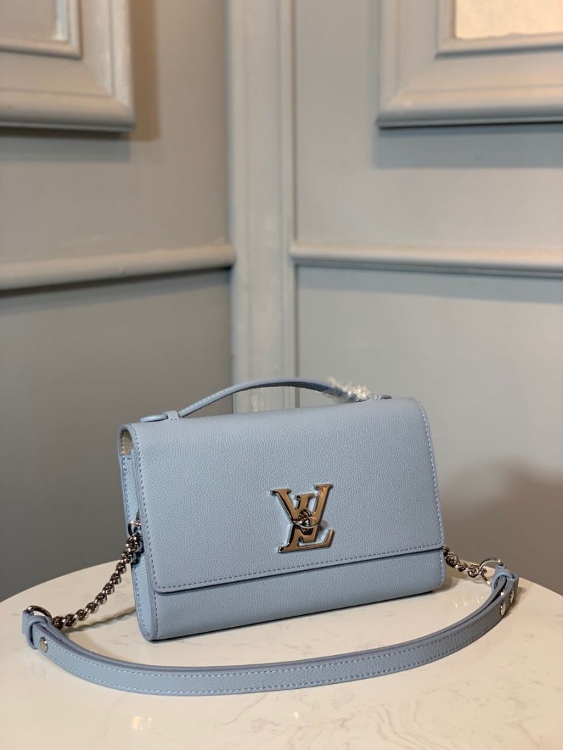 Louis Vuitton LV Lockme Clutch M56088 Olympe Blue