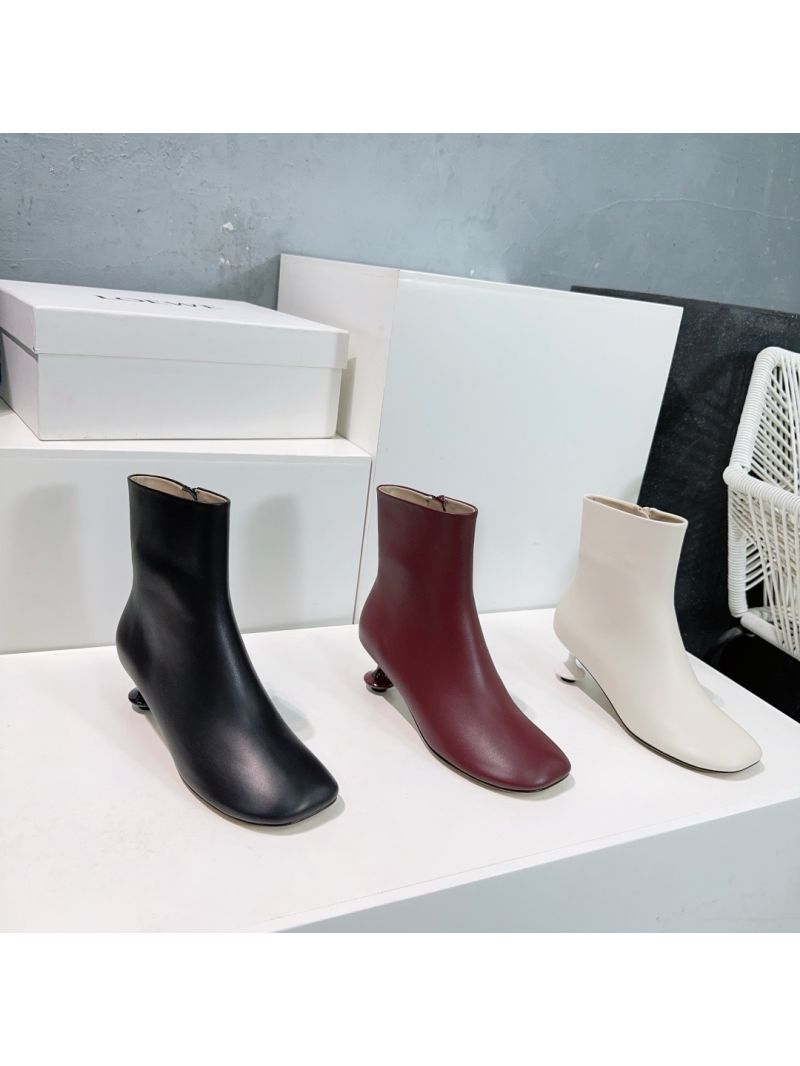 Loewe Toy Ankle Bootie in Nappa Lambskin L815286X24 Black