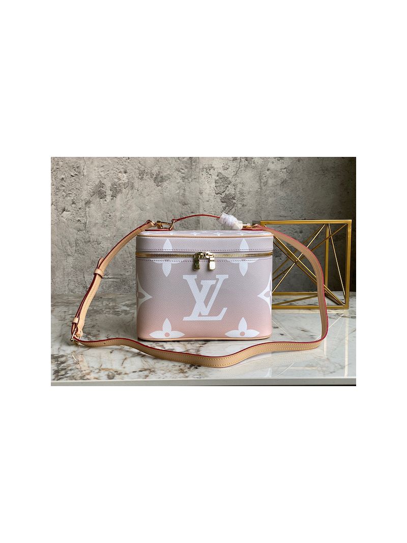 Louis Vuitton LV Nice BB Monogram Giant canvas M80357 Gradient Beige