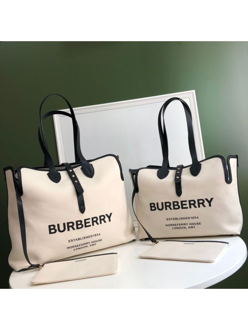 Burberry The Medium Soft Cotton Canvas Belt Bag 80313181 Black