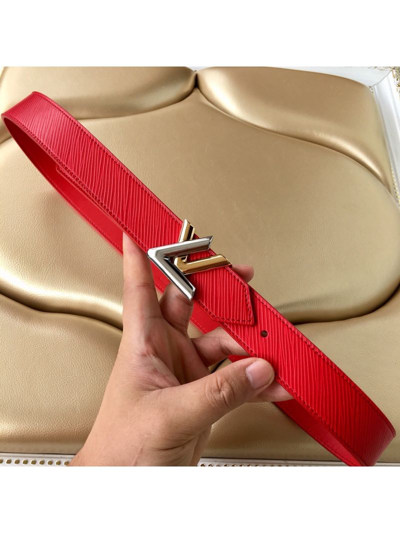 Louis Vuitton LV Twist Belt 30mm M9360U Red