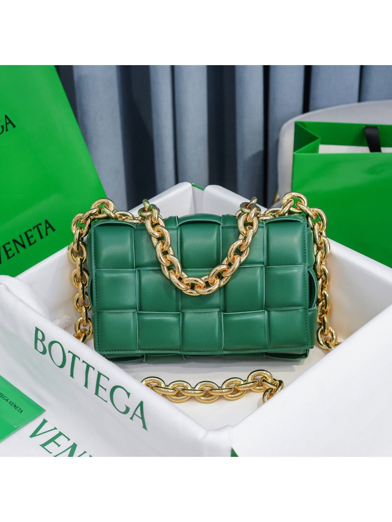  Bottega Veneta BV The Chain Cassette 631421 Racing Green