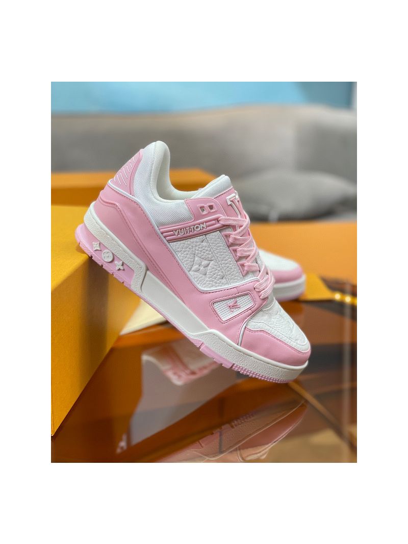 Louis Vuitton LV Trainer Sneaker 1AA6YM Pink Men Women