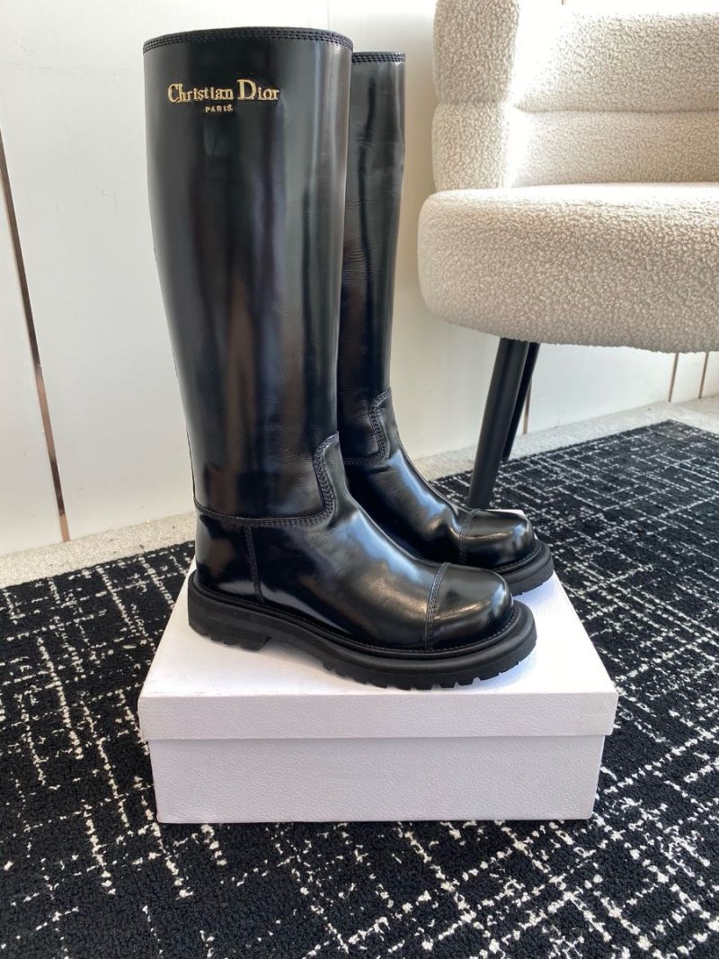 Dior Diorebel Boot Black Brushed Calfskin KDT024VEA