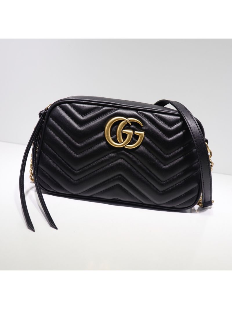 Gucci GG Marmont matelasse black bag 447632