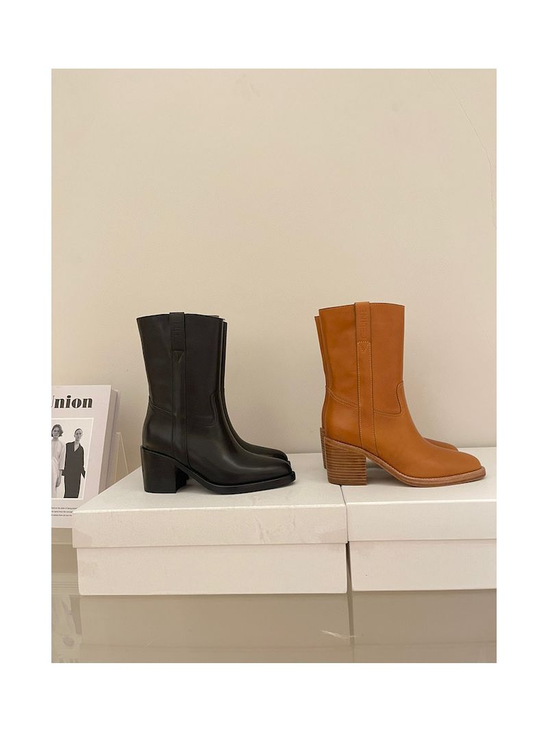 Celine Mid Boot Condé In Calfskin 349113492C