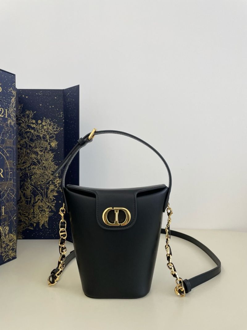 Dior 30 Montaigne Dior Amber Mini Bucket Bag Calfskin S2319U