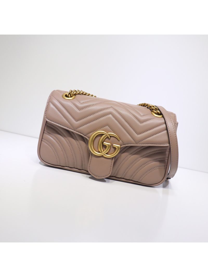 Gucci GG Marmont matelasse Nude bag 446744