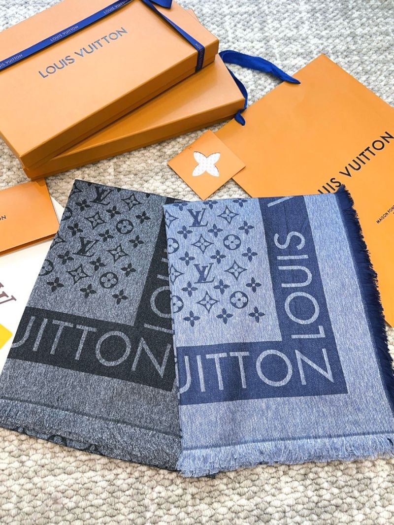Louis Vuitton LV Lock And Go Denim Shawl M79878