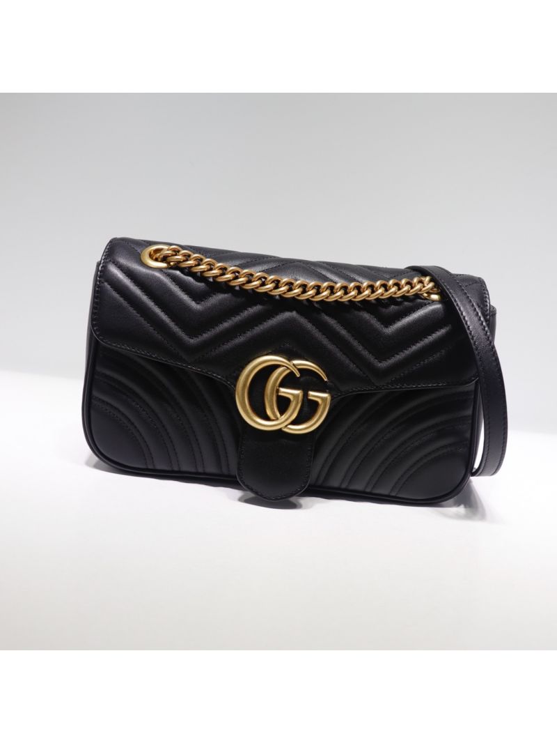 Gucci GG Marmont matelasse black bag 446744