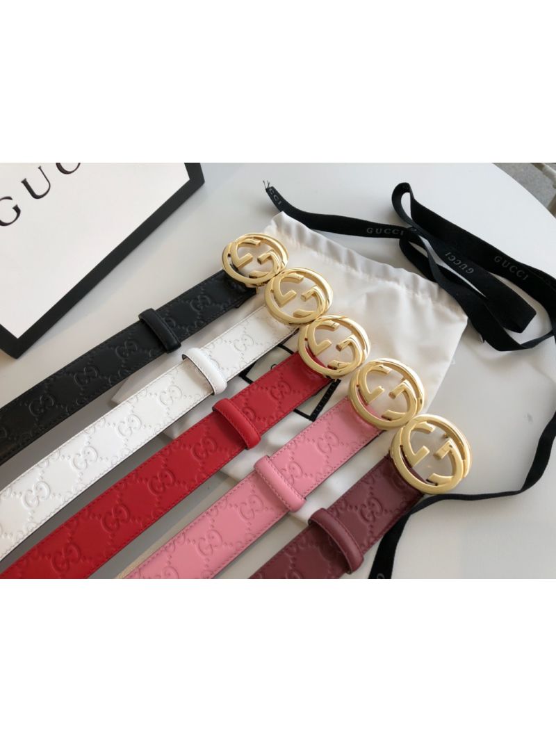Gucci Signature Belt with GG Buckle 525040