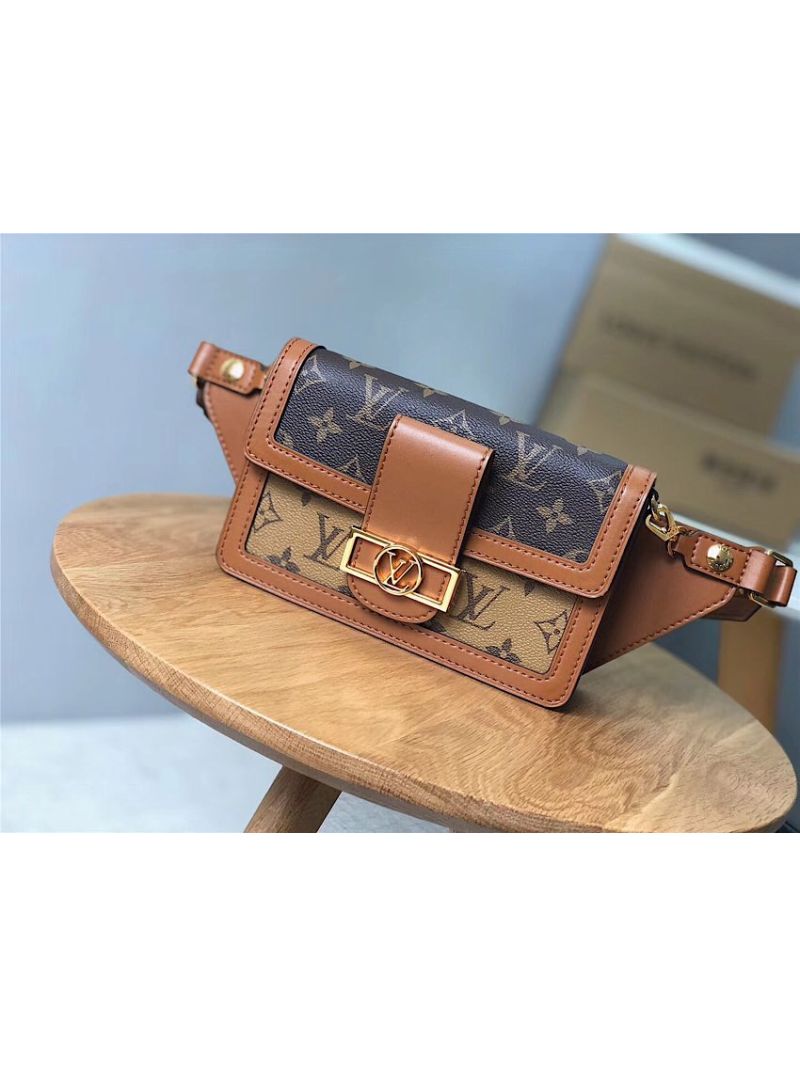 Louis Vuitton LV Dauphine BumBag M44586 Monogram and Monogram Reversed