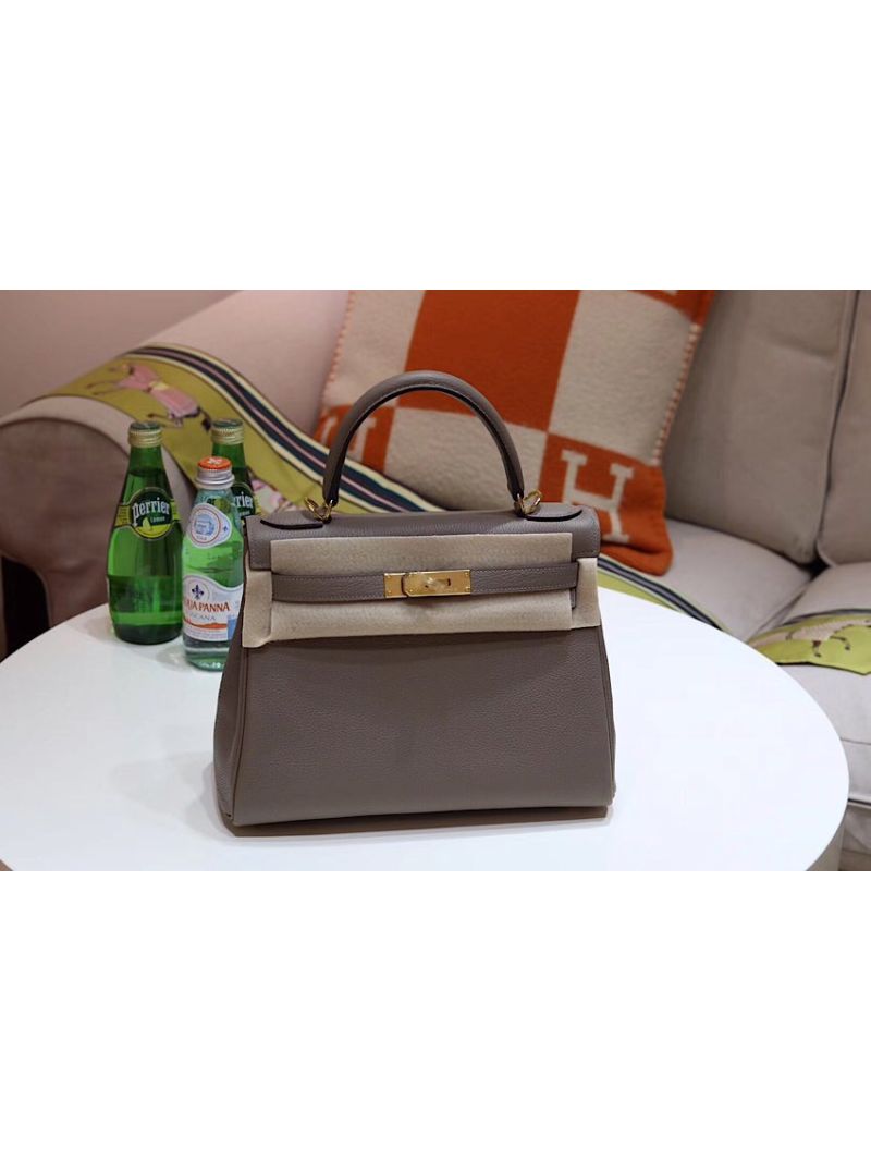 Hermes Kelly 28 32 Togo Grey