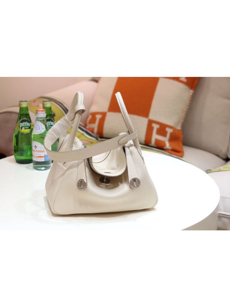 Hermes Lindy 26 30 MilkShake White