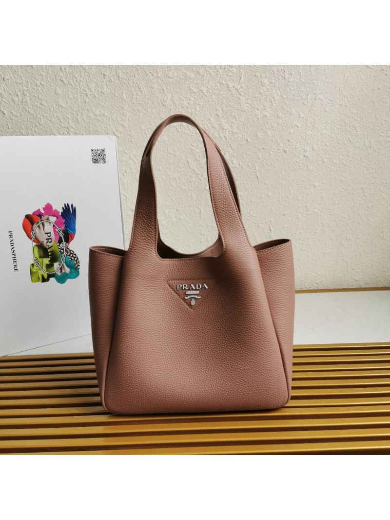 Prada Leather Handbag 1BG335 Dust Pink