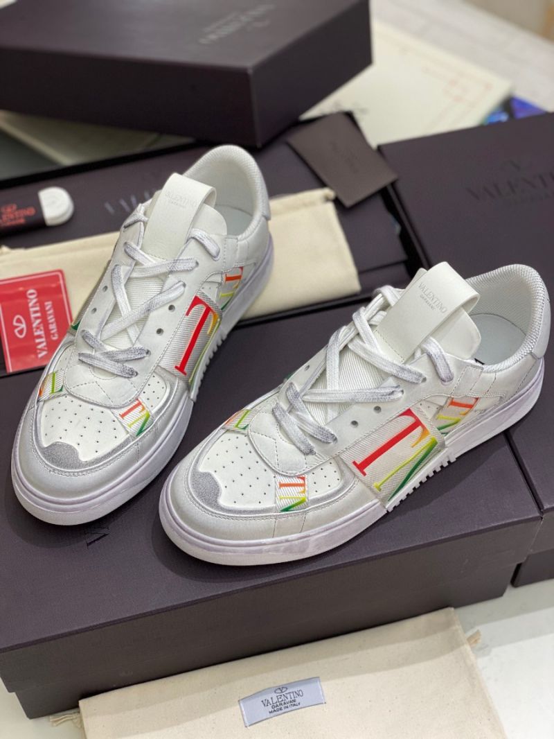 Valentino Low-Top Calfskin VL7N Sneaker With Bands Vintage “Worn” Effect VY0S0C58 C04