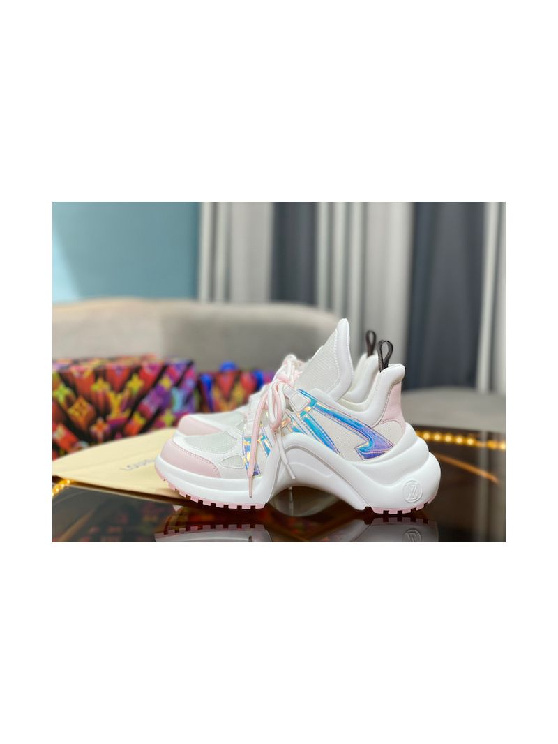Louis Vuitton LV Archlight Sneaker 1AA1WG Transparent Mesh Iridescent