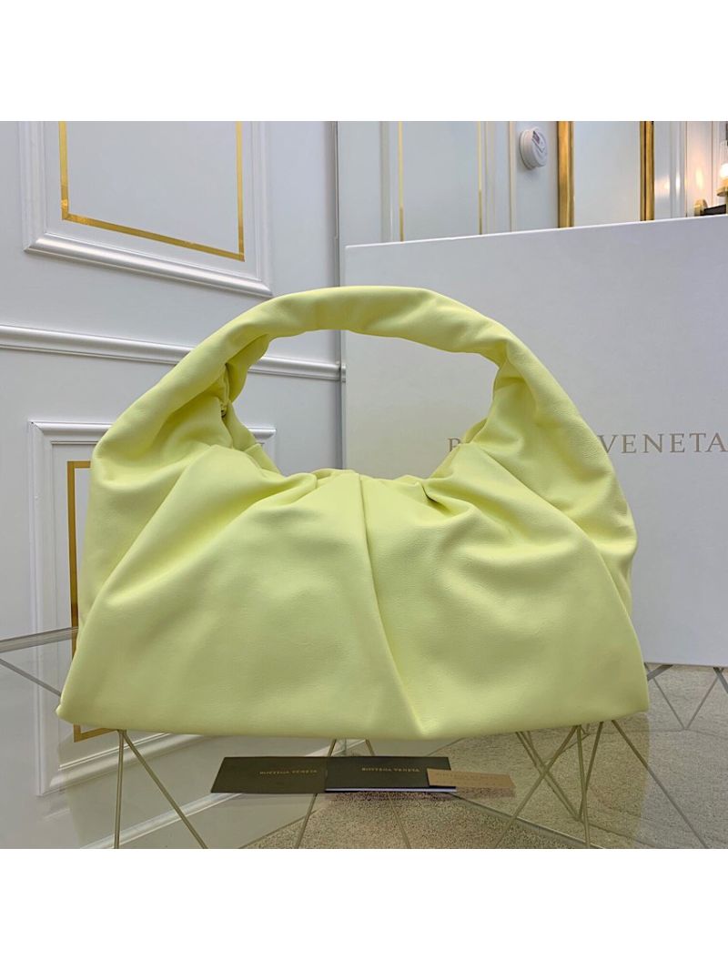 Bottega Veneta BV Small The Shoulder Pouch in Supple Calfskin 610524 Yellow