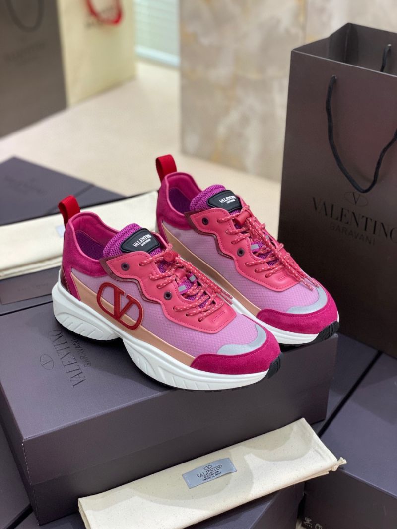 Valentino SheGoes Men Female Sneaker in Split Leather And Mesh Technical Fabric VW2S0AB1 C06