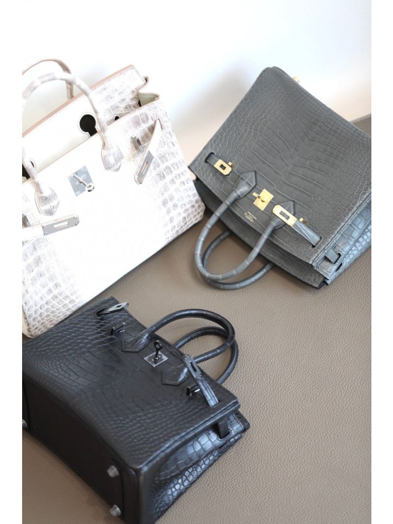 Hermes Birkin Matte Alligator Leather CK88 Graphite Grey