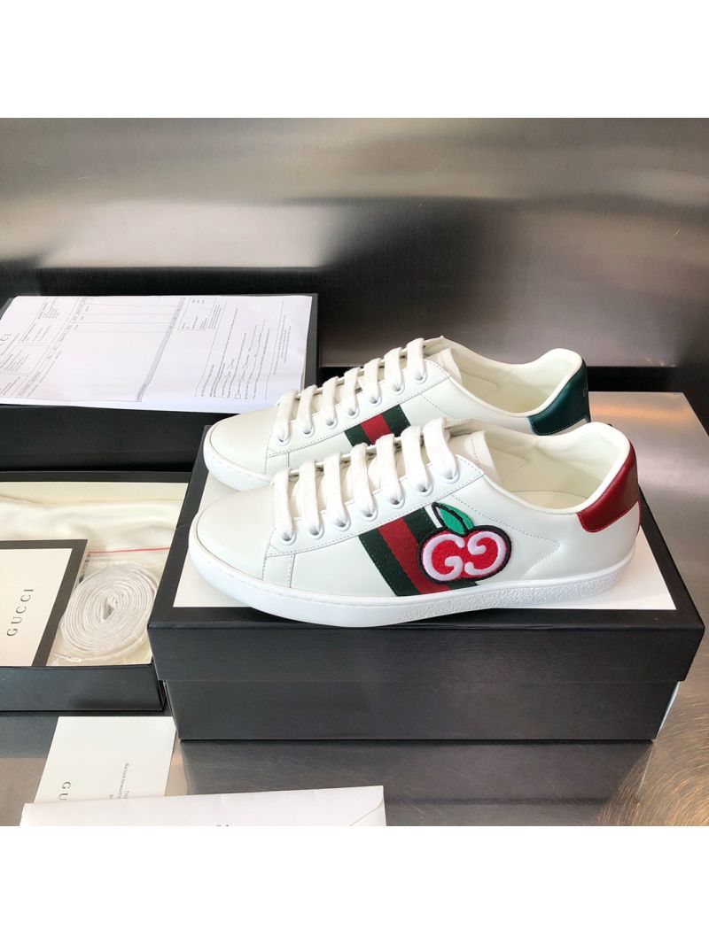 Gucci Men Women's Ace with Embroidered Sneaker 431942 H02