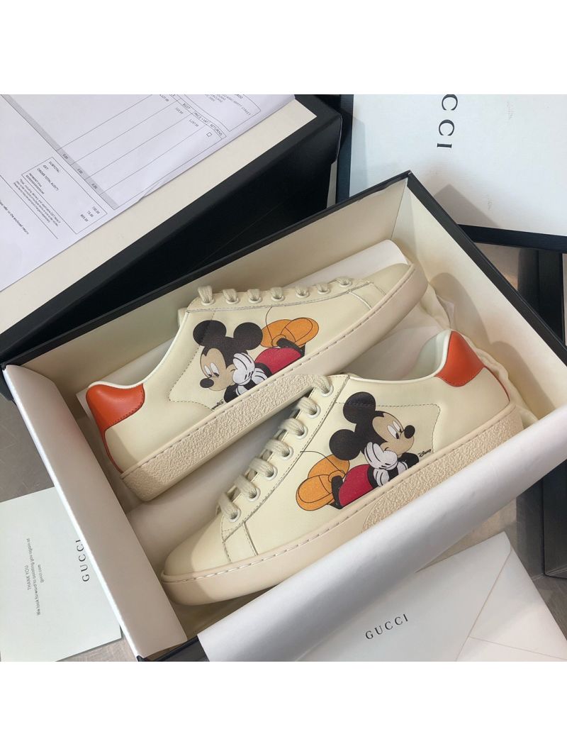 Gucci Men Women's GG Disney x Print Ace Sneaker 431942 H07