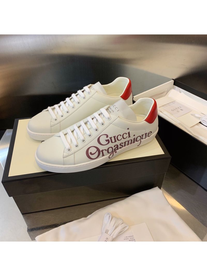 Gucci Men Women's Print Ace Sneaker 431942 H08