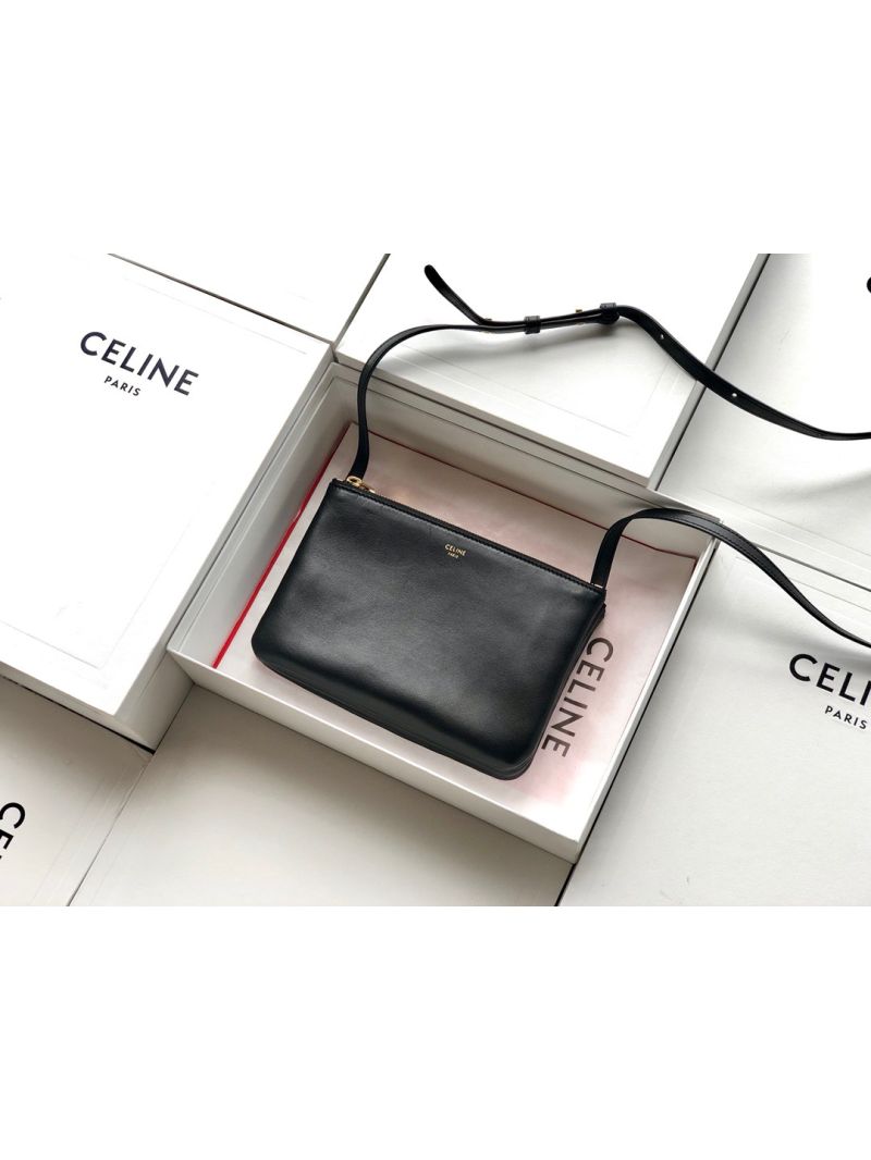 Celine Trio Bag in Smooth Lambskin 187603 Black
