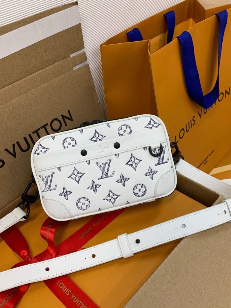 Louis Vuitton LV Alpha Messenger Taiga and Monogram M31069 White