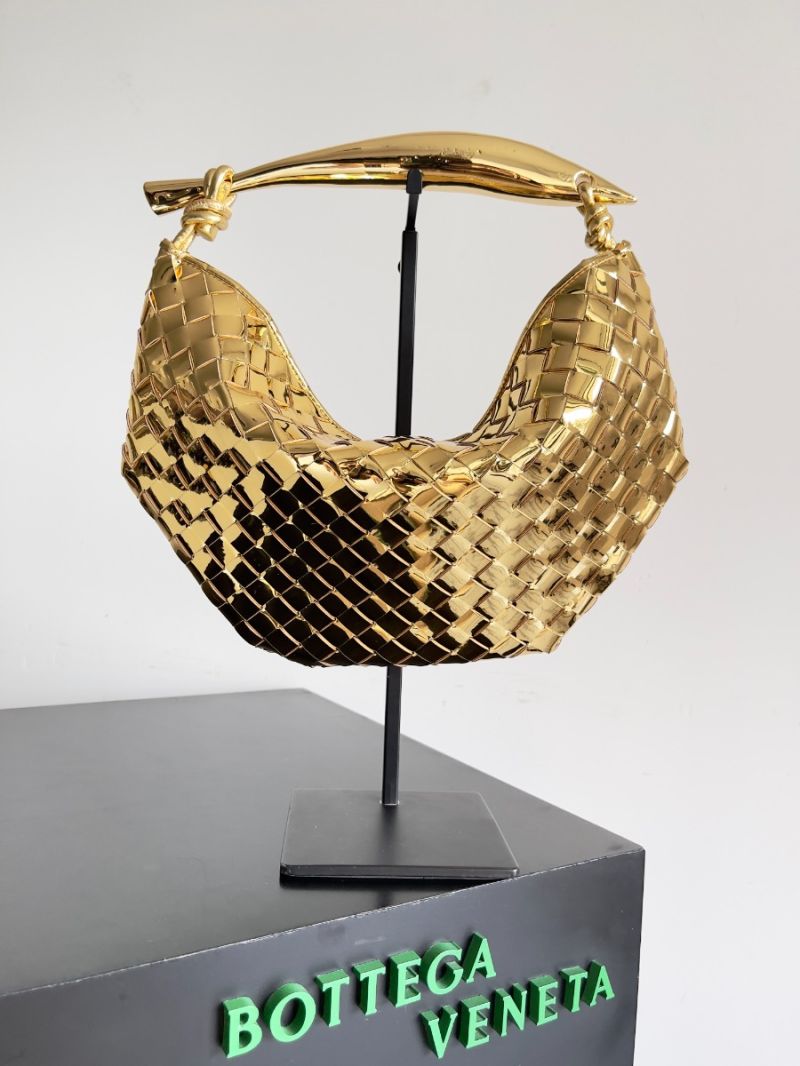 Bottega Veneta BV Classic Sardine in Mirror Laminated Lambskin 716082 Gold