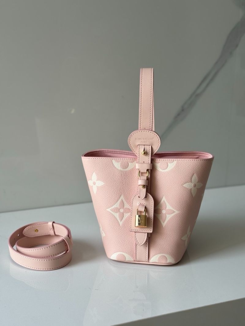 Louis Vuitton LV All In BB in Monogram Empreinte leather M13480 Pink / Quartz