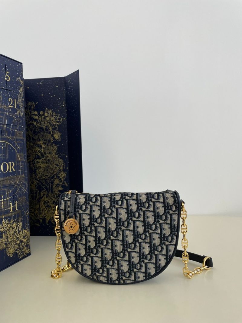 Diorstar Callisto Bag Blue Dior Oblique Jacquard S3206U