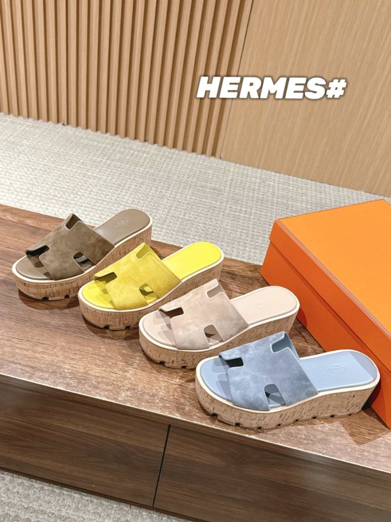 Hermes Eze 30 Sandals in Suede Calfskin H221026Z